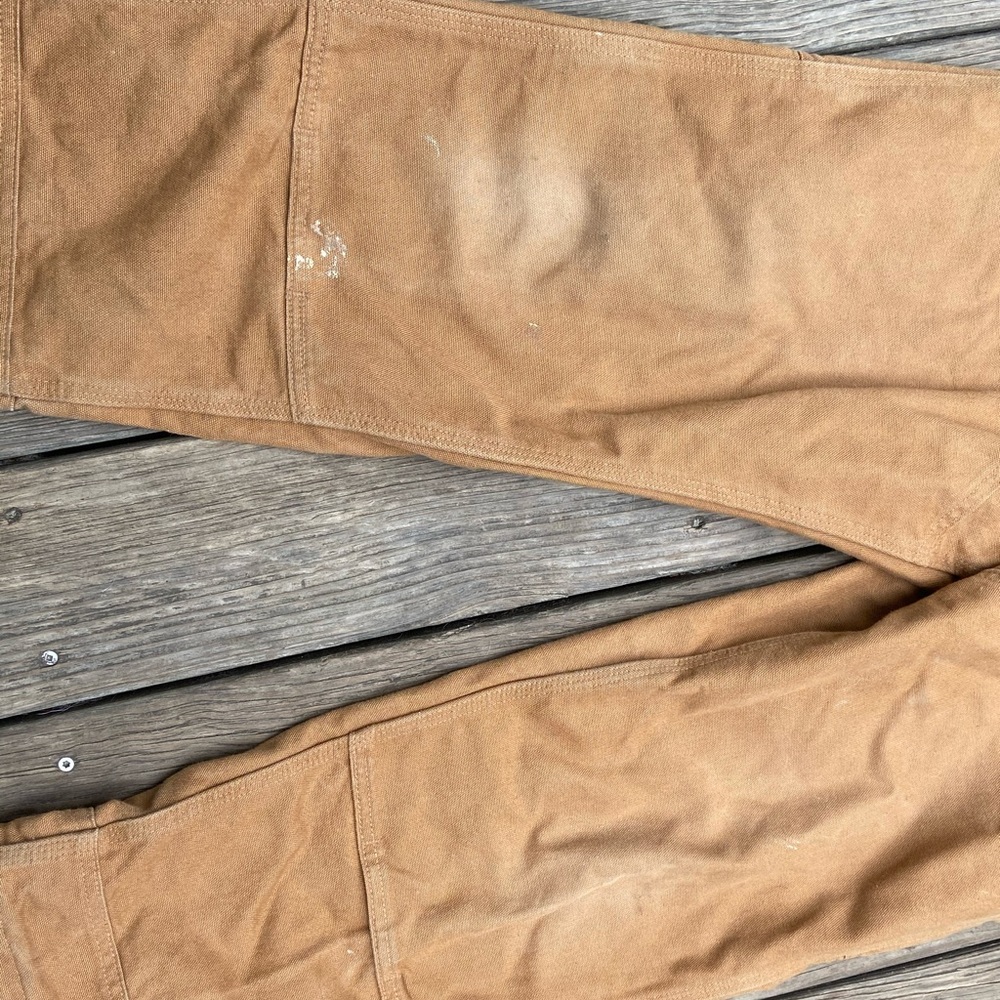 Men’s carhartt duck bib overalls unlined